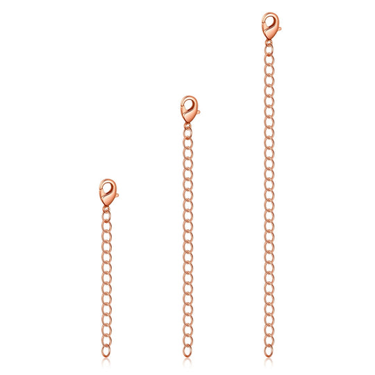 3 Pack of 2" 3" 4" Inch Necklace Chain Extender - Philip Jones Jewellery
