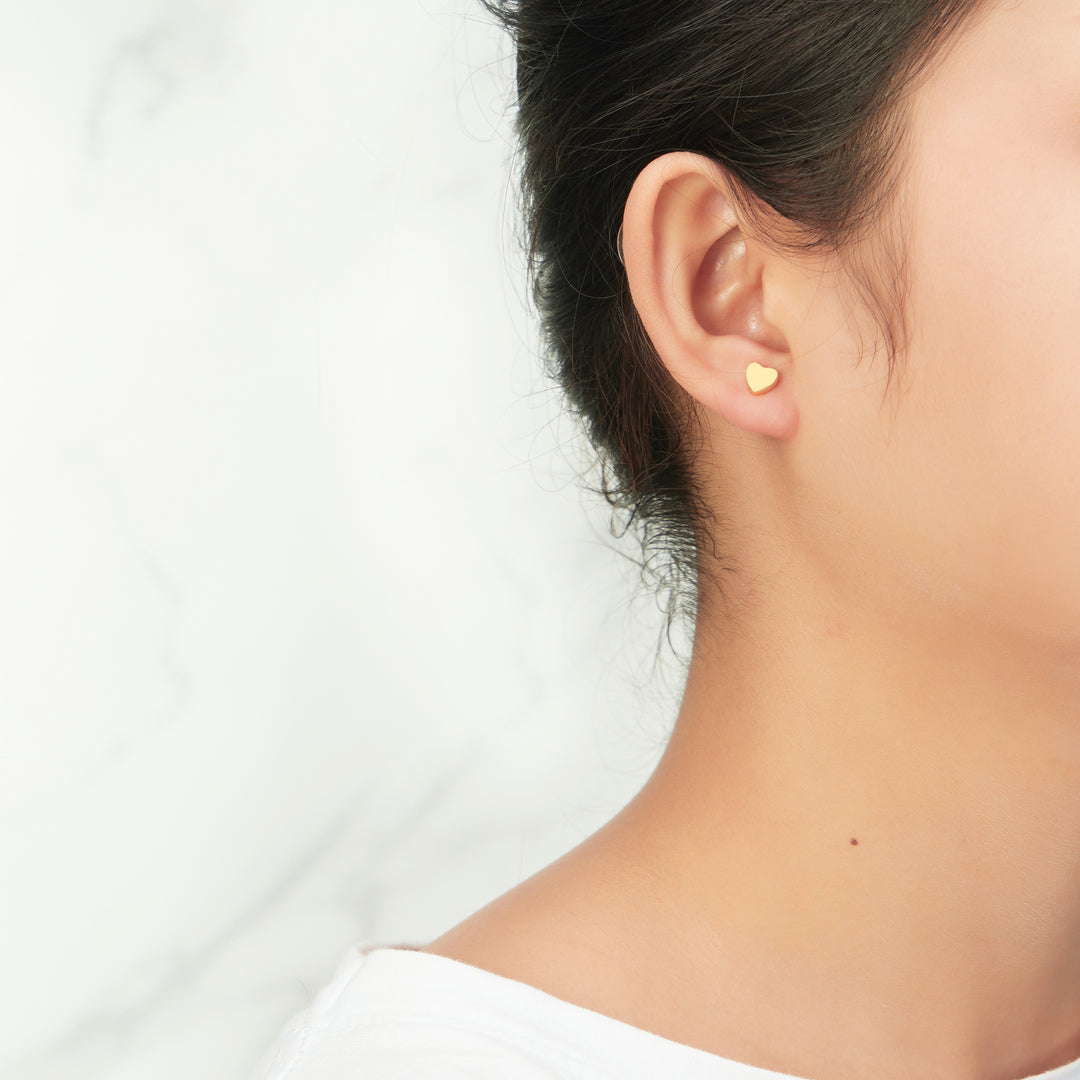 Gold Plated Heart Set