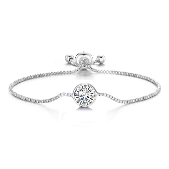 Crystal Bracelet Created with Zircondia® Crystals - Philip Jones Jewellery