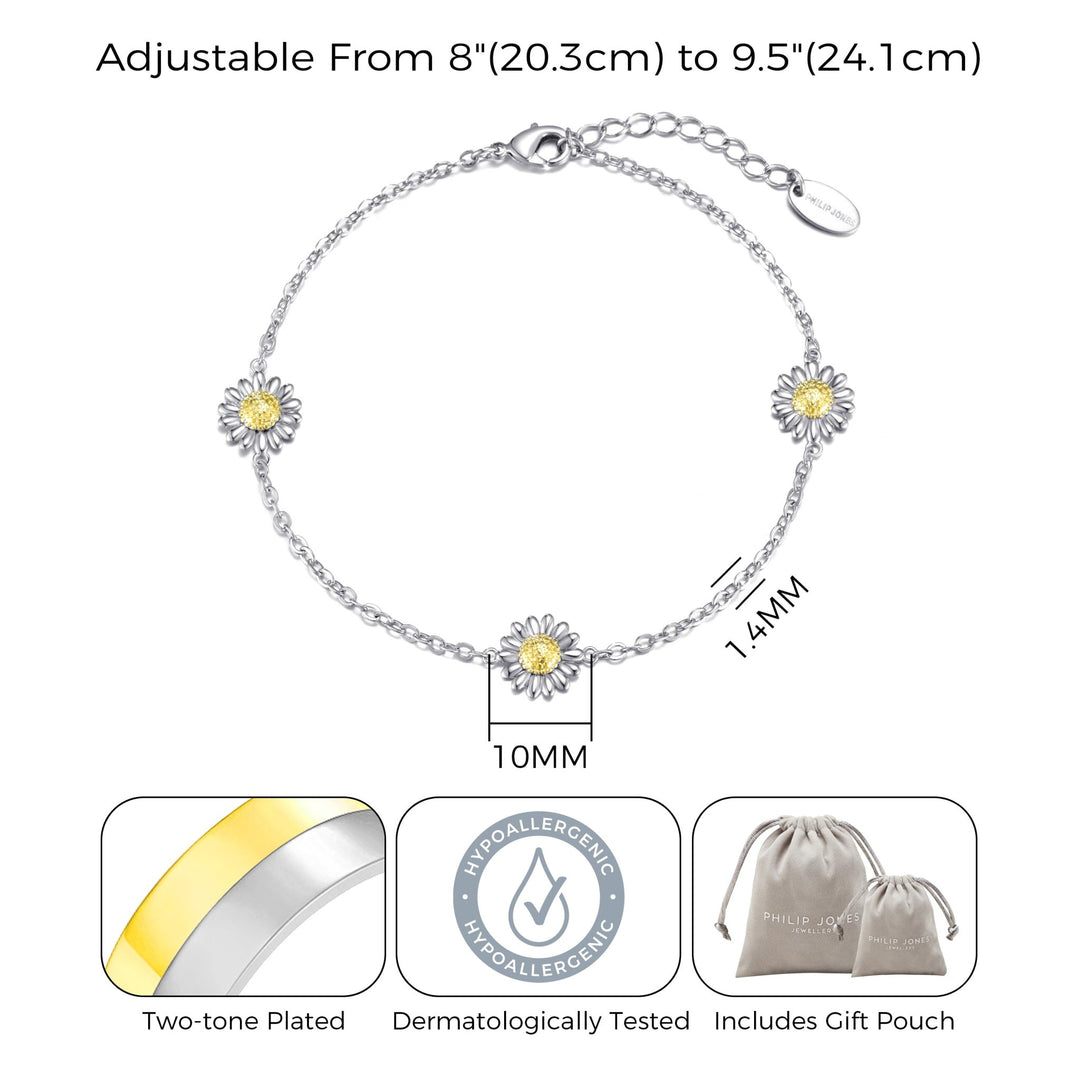 Daisy Anklet - Philip Jones Jewellery