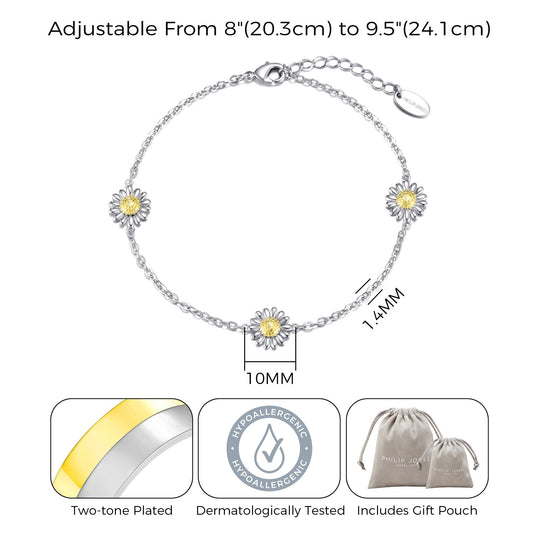 Daisy Anklet - Philip Jones Jewellery