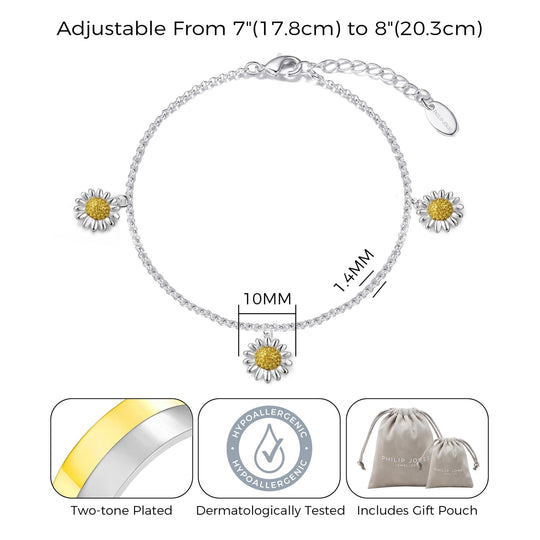 Daisy Bracelet - Philip Jones Jewellery