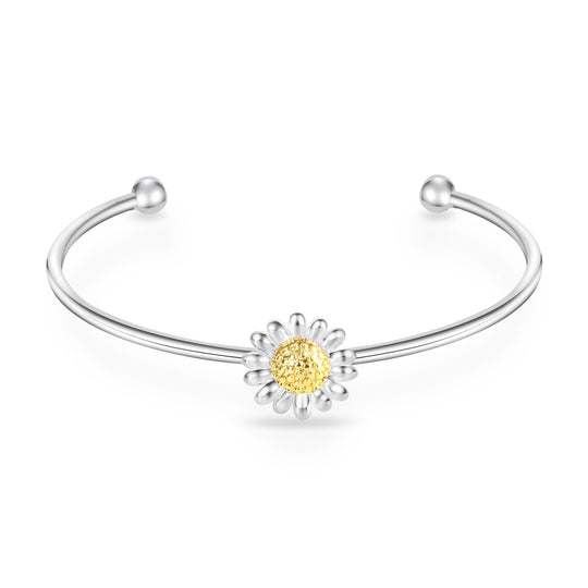 Daisy Cuff Bangle - Philip Jones Jewellery