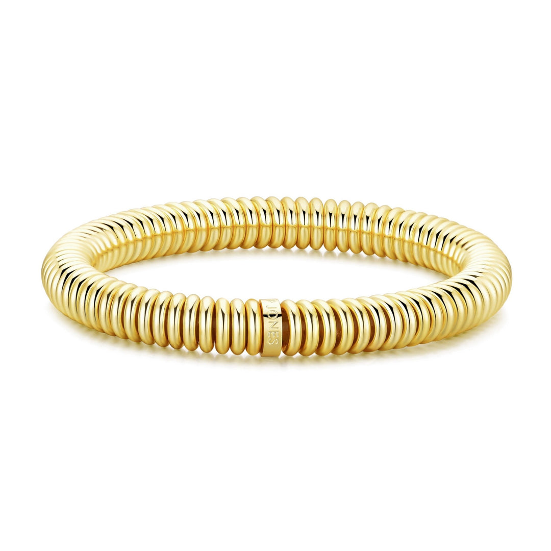 Gold Plated Sweetie Stretch Bracelet - Philip Jones Jewellery