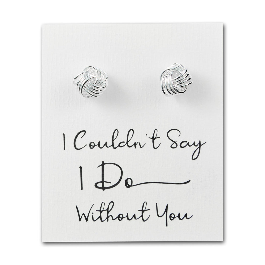 I Couldn't Say I Do Without You Knot Cufflinks - Philip Jones Jewellery