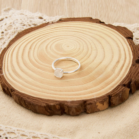 Moonstone Adjustable Ring - Philip Jones Jewellery