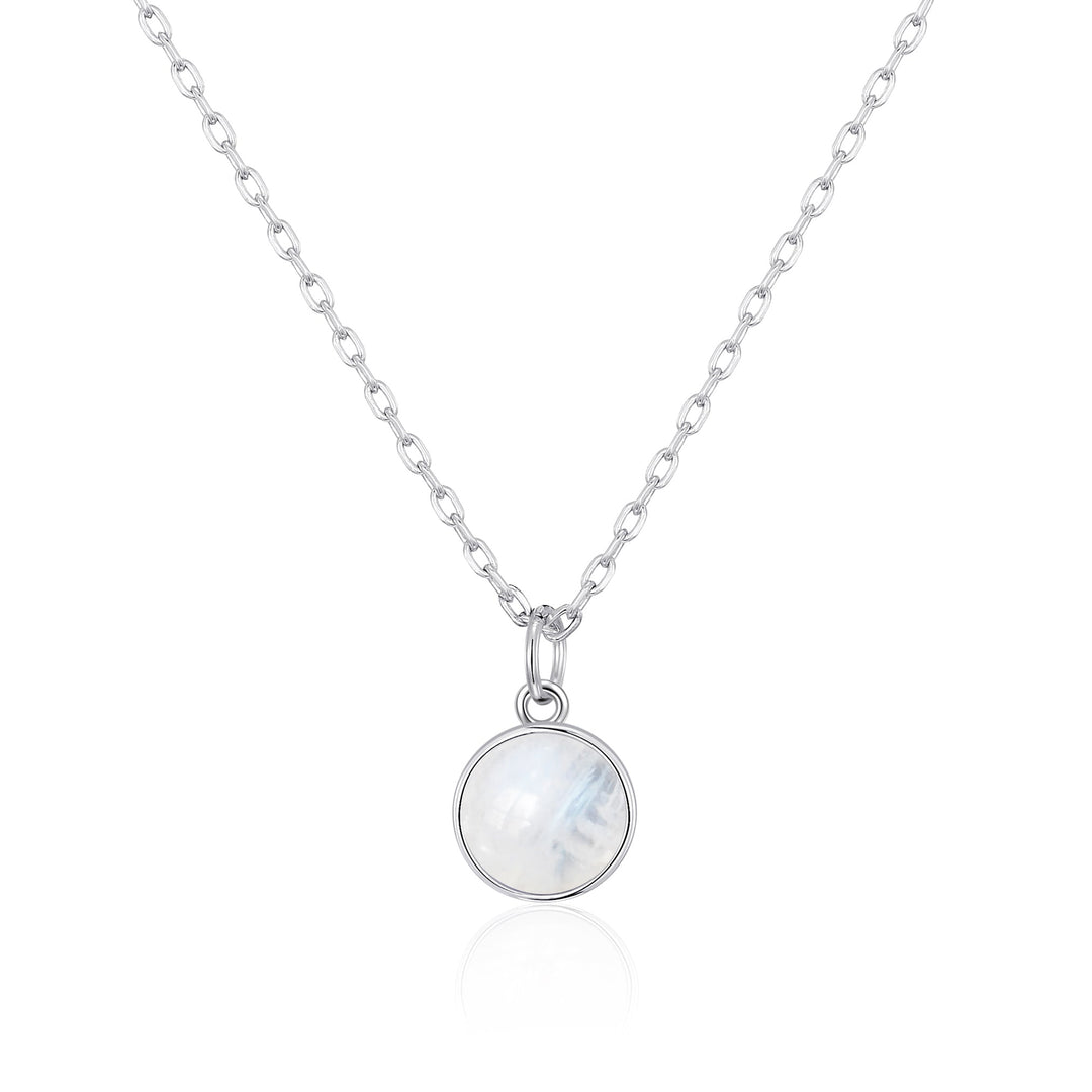Moonstone Necklace with Quote Card - Philip Jones Jewellery