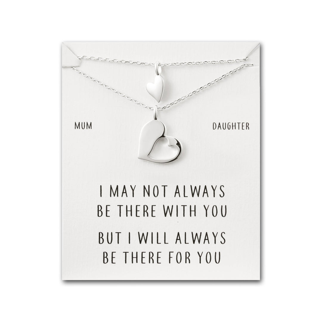 Mother Daughter Piece of My Heart Necklace Set - Philip Jones Jewellery