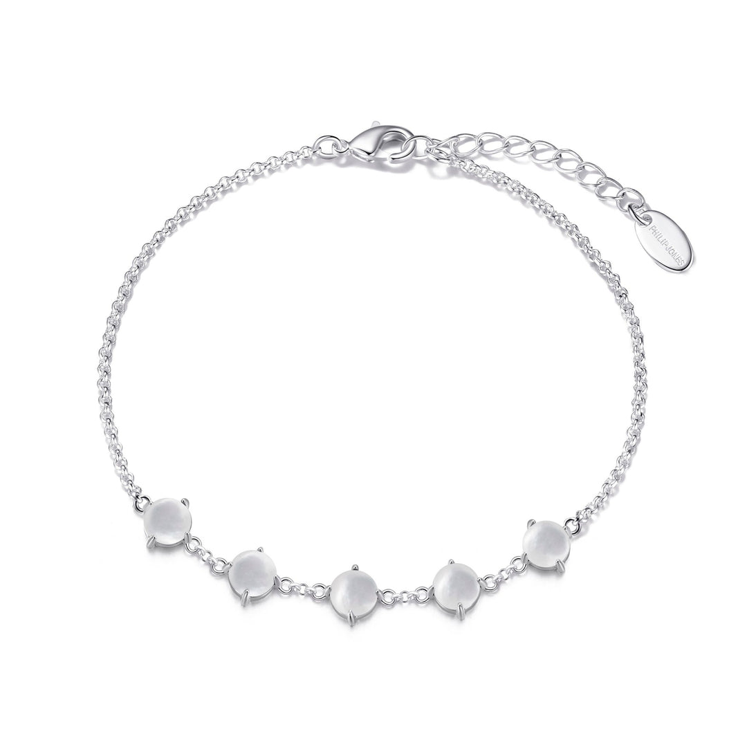 Mother of Pearl Gemstone Bracelet - Philip Jones Jewellery