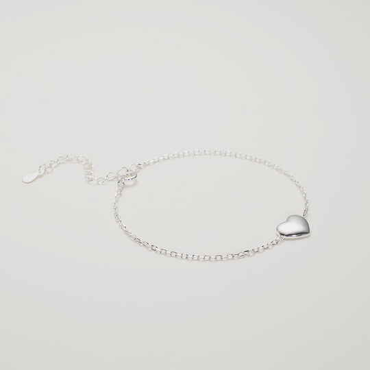 Sterling Silver Heart Bracelet Video