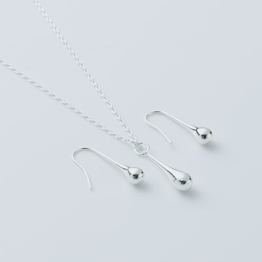 Silver Plated Teardrop Set