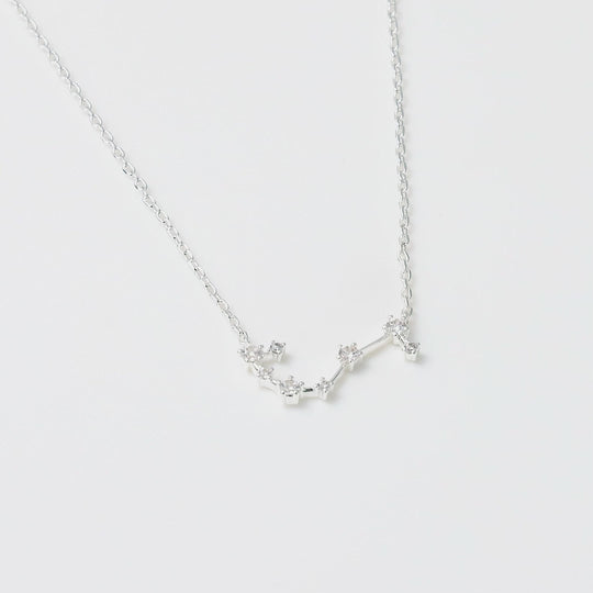 Scorpio Star Sign Zodiac Constellation Necklace with Zircondia® Crystals
