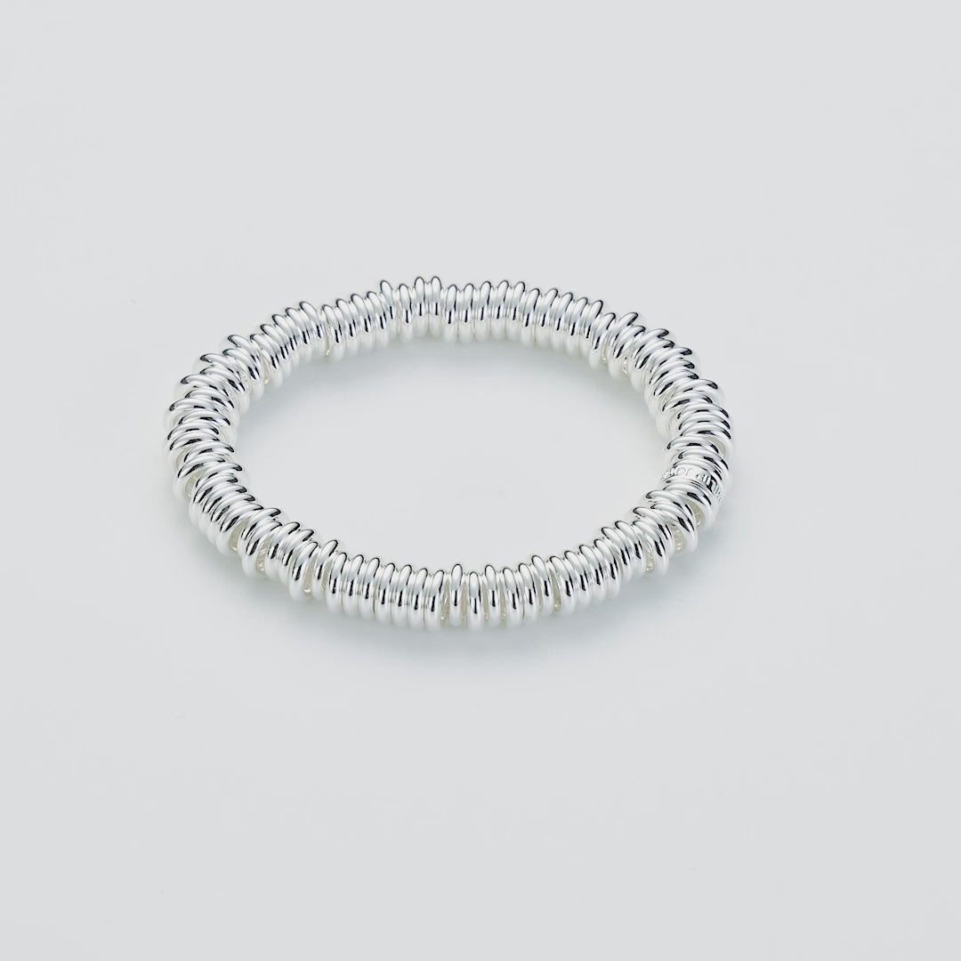 Silver Plated Sweetie Stretch Bracelet