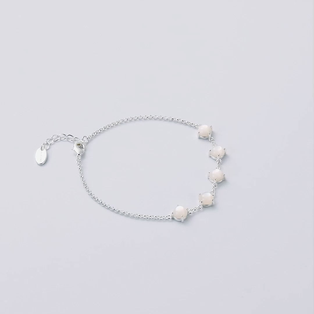 Mother of Pearl Gemstone Bracelet