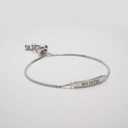 Big Sister ID Friendship Bracelet Created with Zircondia® Crystals Video