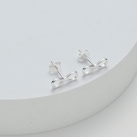 Sterling Silver Infinity Earrings