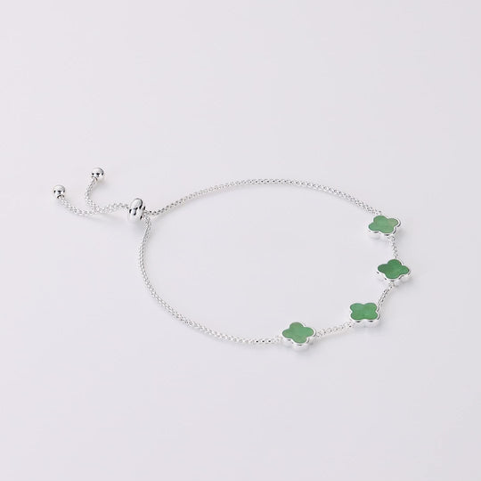 Green Aventurine Multi Clover Friendship Bracelet