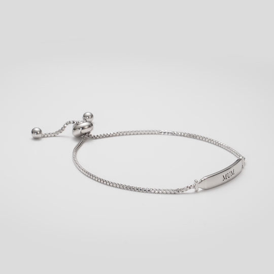 Mum ID Friendship Bracelet Created with Zircondia® Crystals Video