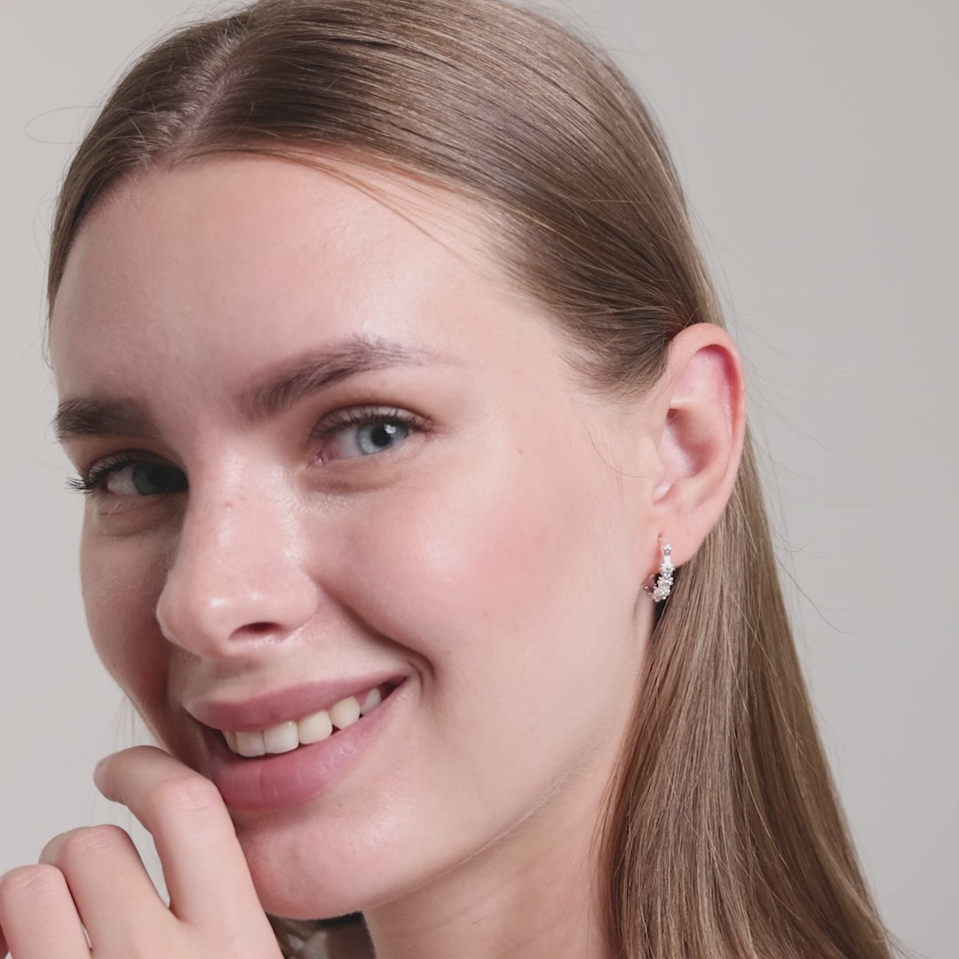 Daisy Hoop Earrings Video