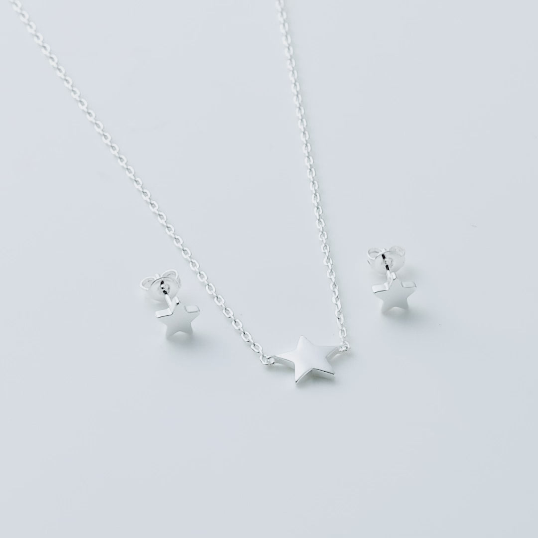 Silver Plated Star Set
