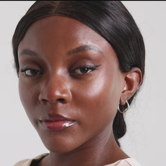 Sterling Silver Hoop Earrings Video