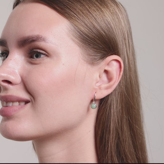 Green Aventurine Drop Earrings Video