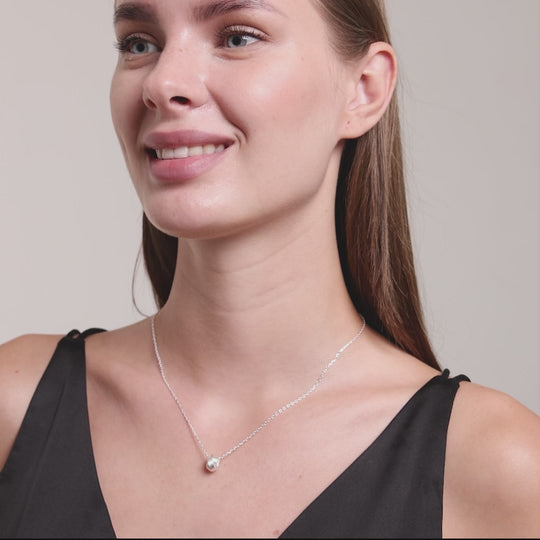 Sterling Silver Knot Necklace Video