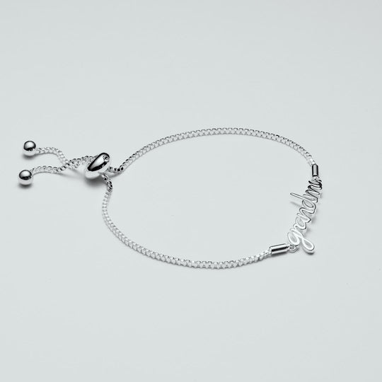 Silver Plated Grandma Bracelet Created with Zircondia® Crystals Video