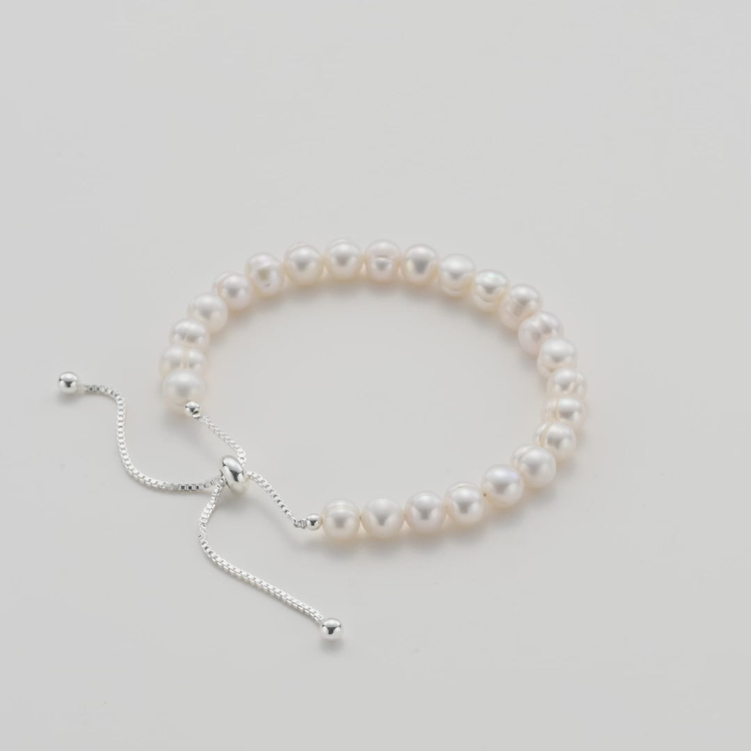 Freshwater Baroque Pearl Friendship Bracelet