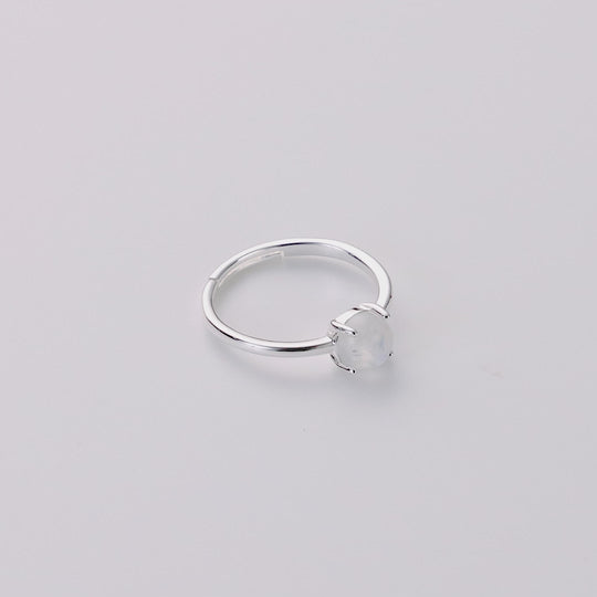 Moonstone Adjustable Ring