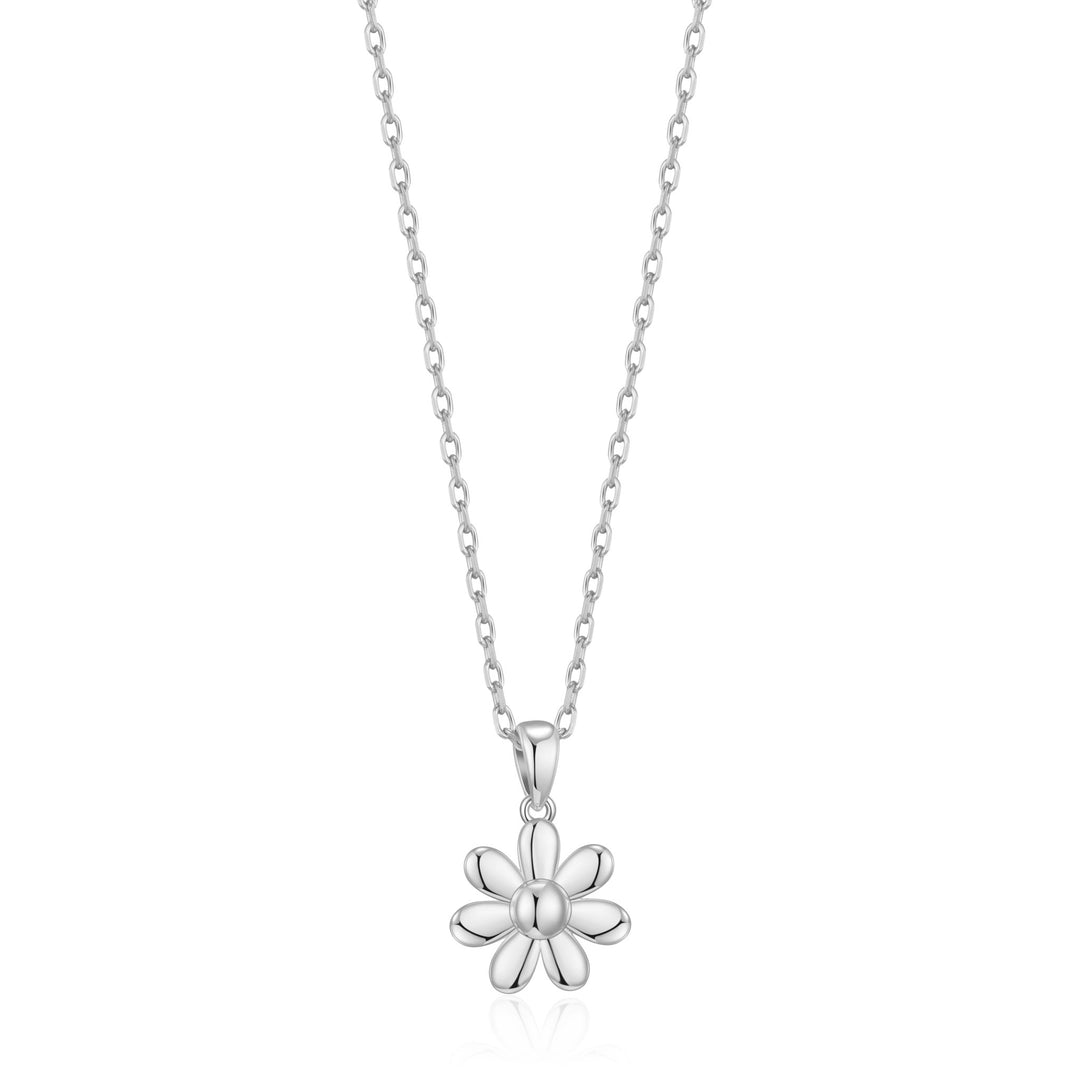Silver Plated Daisy Necklace - Philip Jones Jewellery