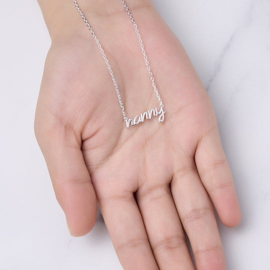 Silver Plated Nanny Necklace - Philip Jones Jewellery
