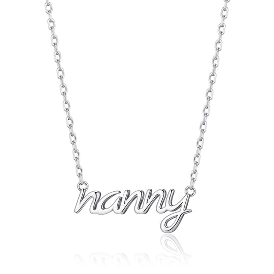 Silver Plated Nanny Necklace - Philip Jones Jewellery