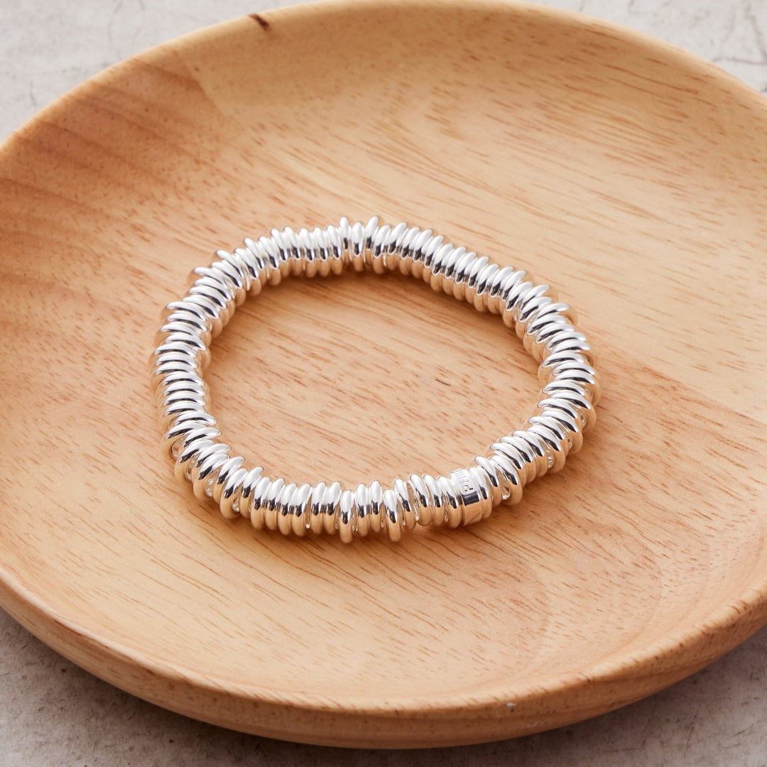 Silver Plated Sweetie Stretch Bracelet - Philip Jones Jewellery