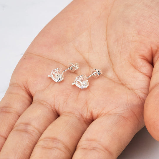 Sister Heart Earrings with Quote Card Created with Zircondia® Crystals - Philip Jones Jewellery