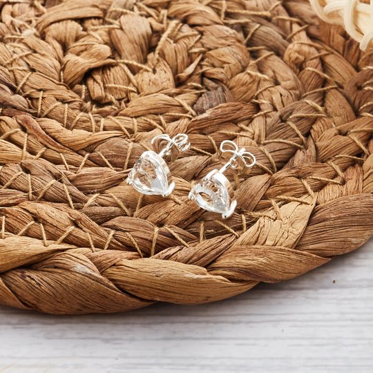 Sister Heart Earrings with Quote Card Created with Zircondia® Crystals - Philip Jones Jewellery