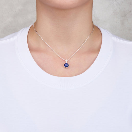 Sterling Silver Lapis Gemstone Set - Philip Jones Jewellery