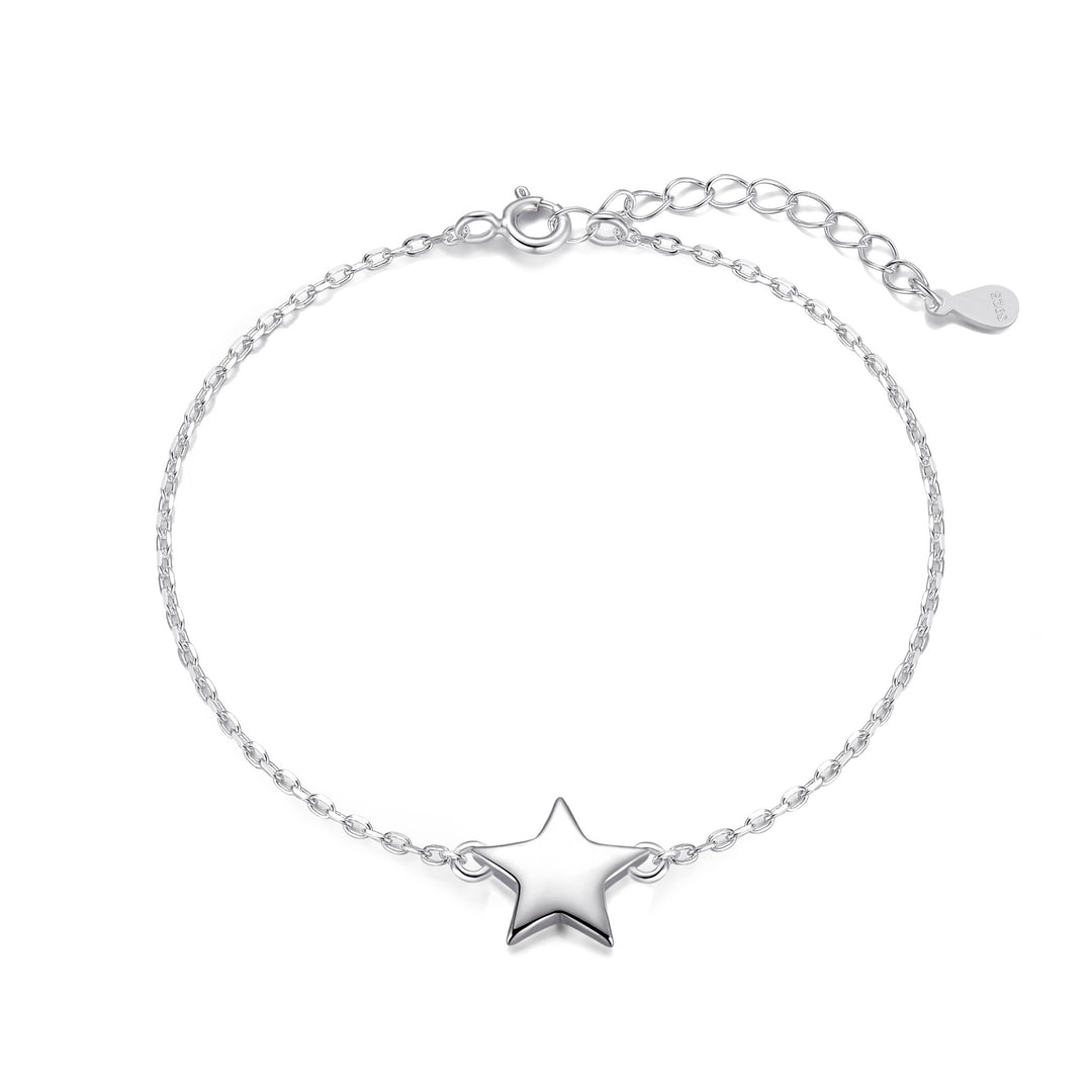 Sterling Silver Star Bracelet - Philip Jones Jewellery