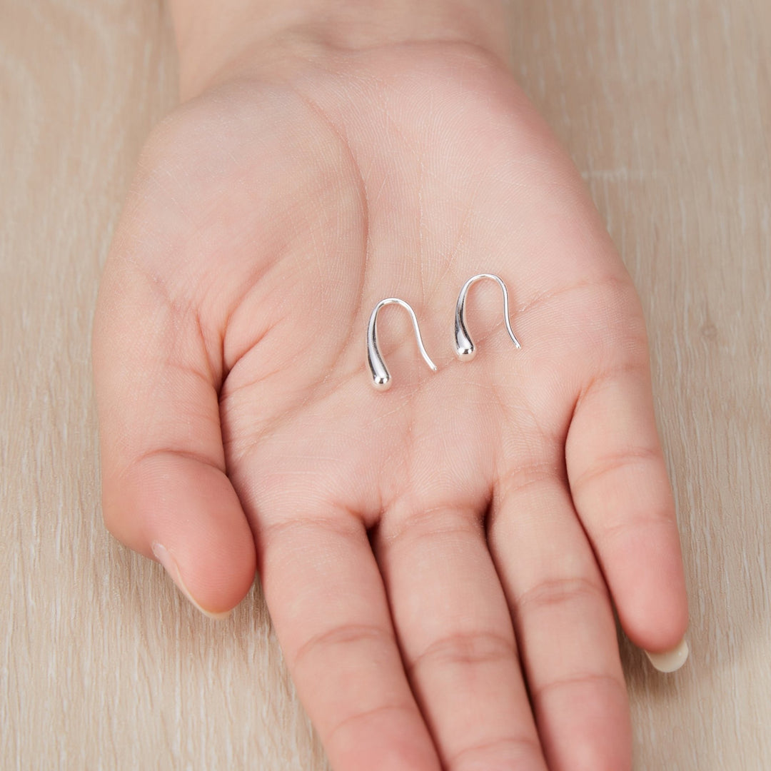 Sterling Silver Teardrop Earrings - Philip Jones Jewellery