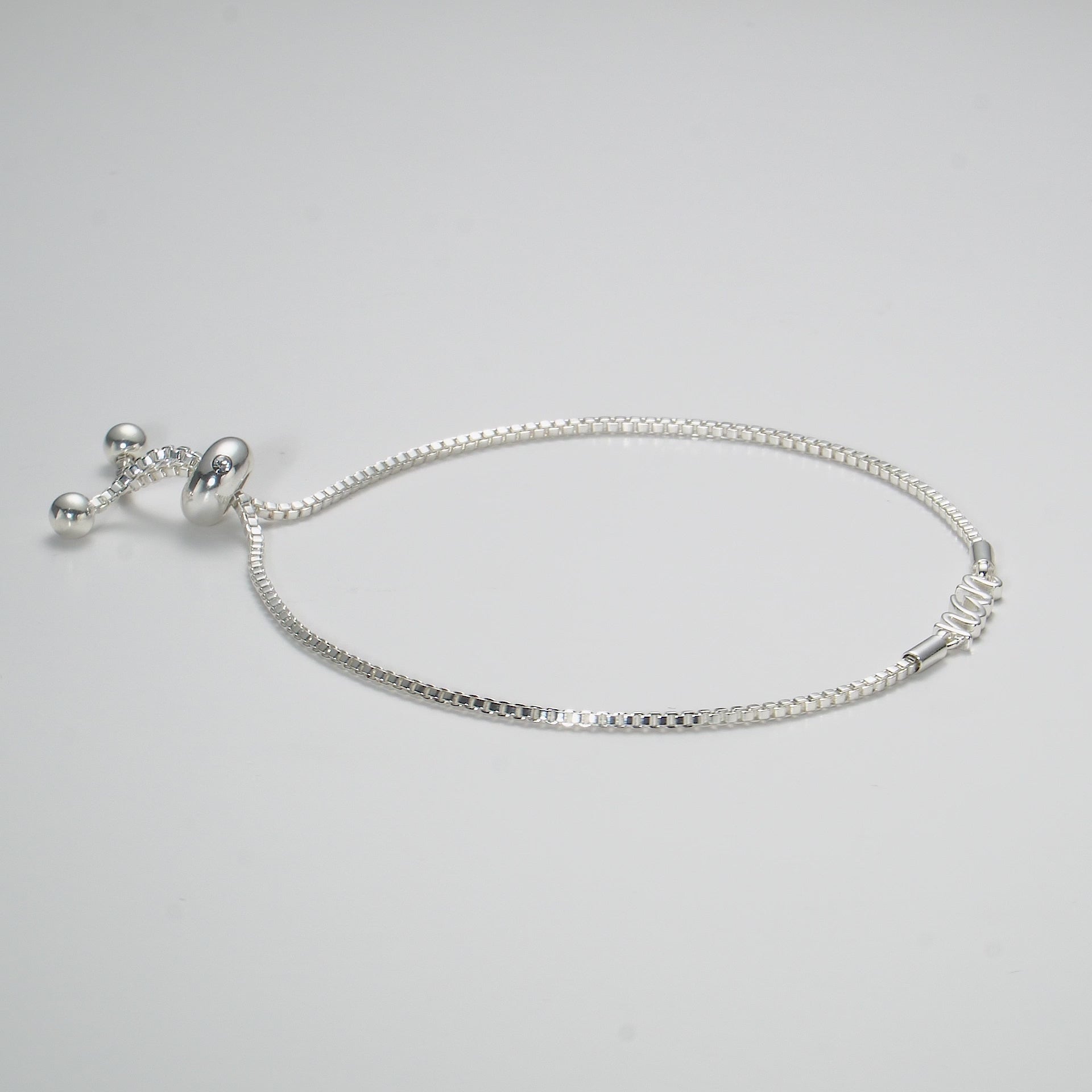 Silver Plated Nan Bracelet Created with Zircondia® Crystals Video
