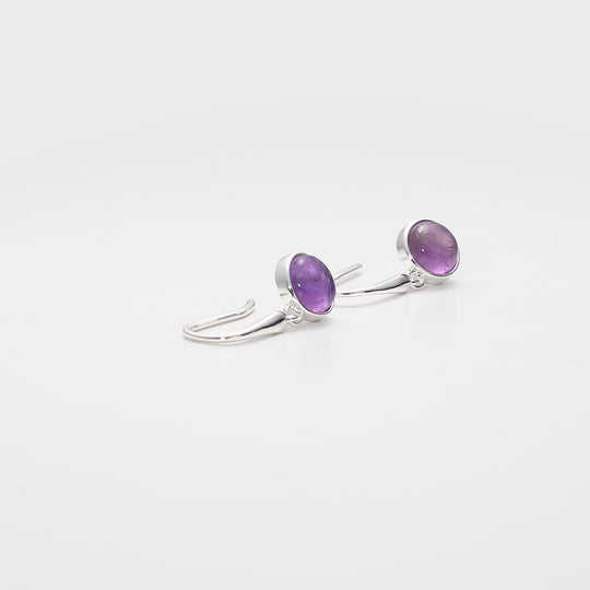 Amethyst Drop Earrings Video