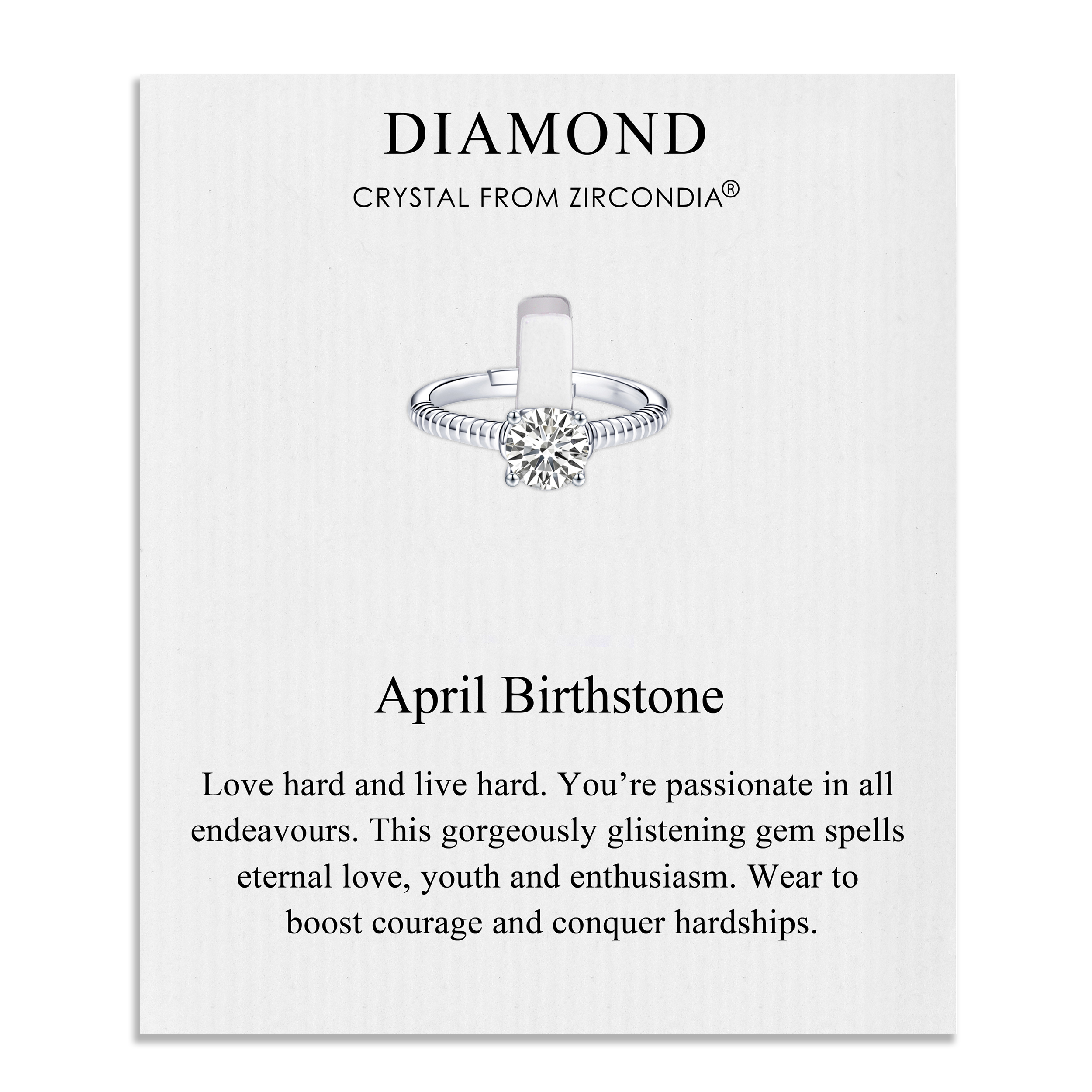 April birthstone ring deals