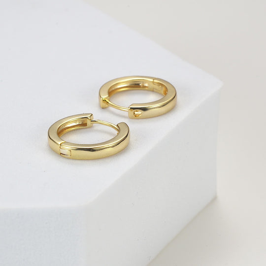 Gold Plated Hoop Earrings Video