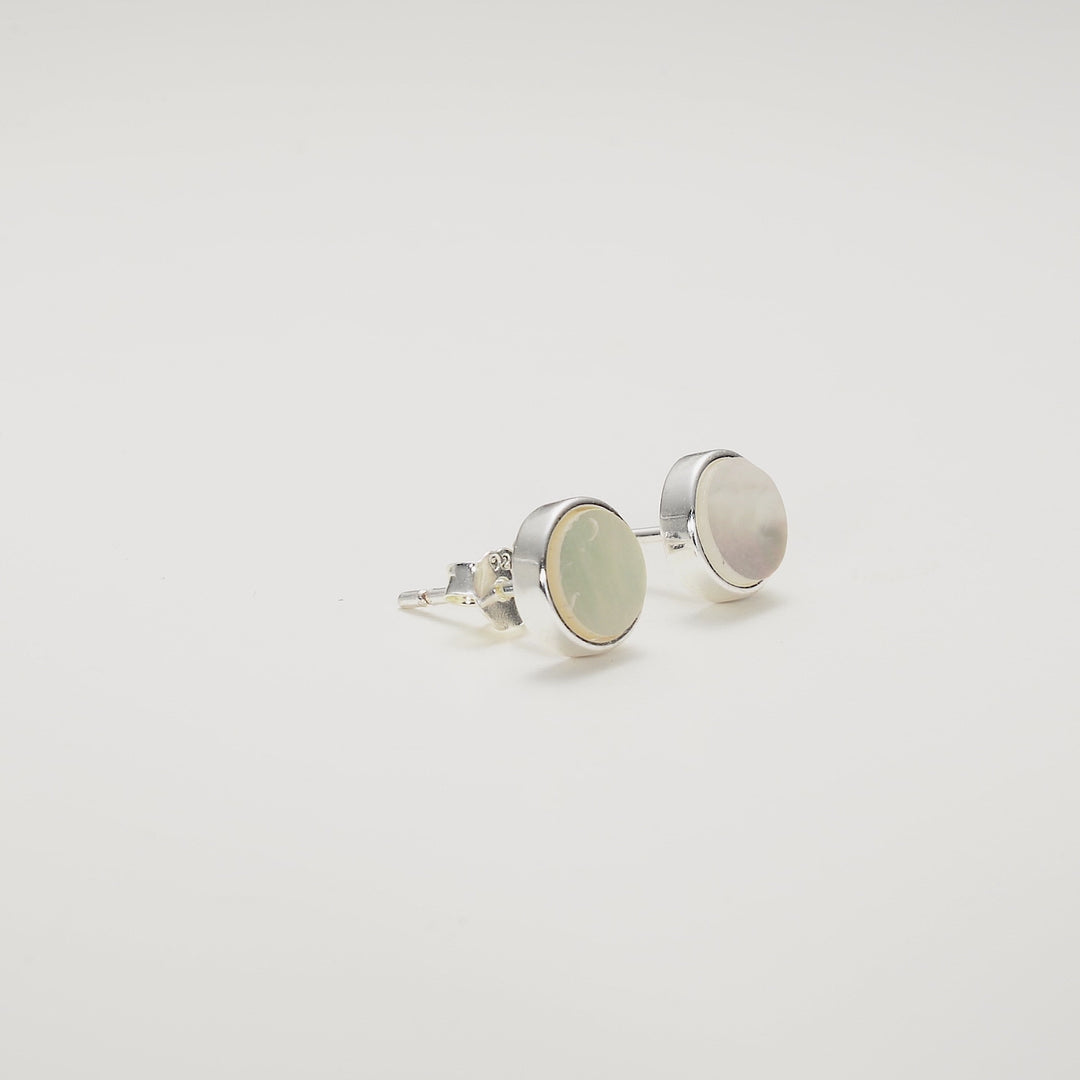Mother of Pearl Stud Earrings Video