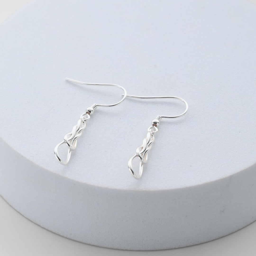 Sterling Silver Celtic Knot Earrings Video