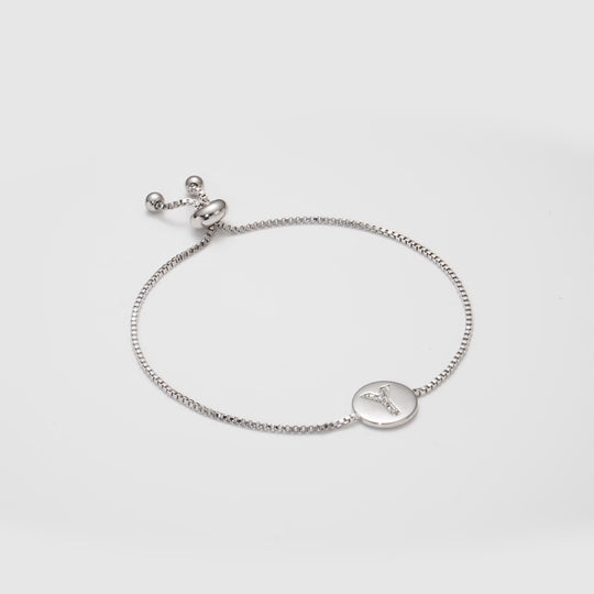 Initial Friendship Bracelet Letter Y Created with Zircondia® Crystals Video