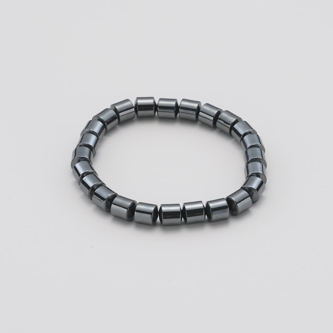 Men's Hematite Stretch Bracelet Video