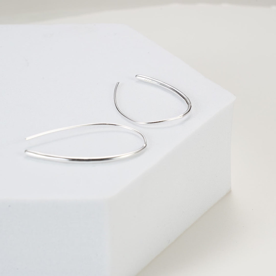 Sterling Silver Thread Earrings Video