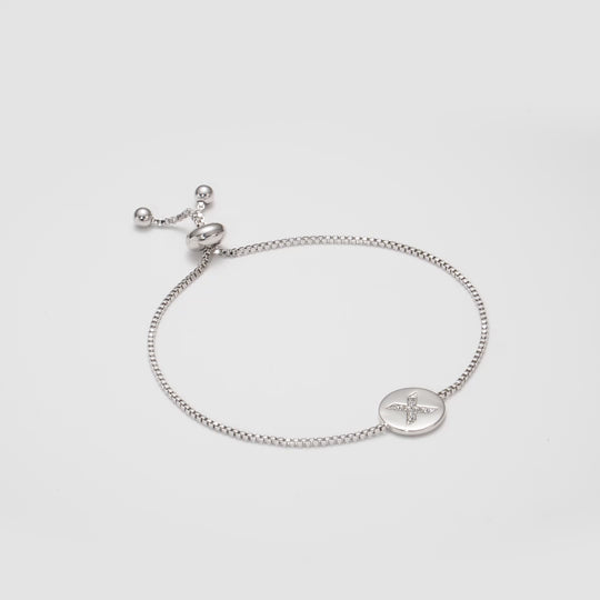 Initial Friendship Bracelet Letter X Created with Zircondia® Crystals Video