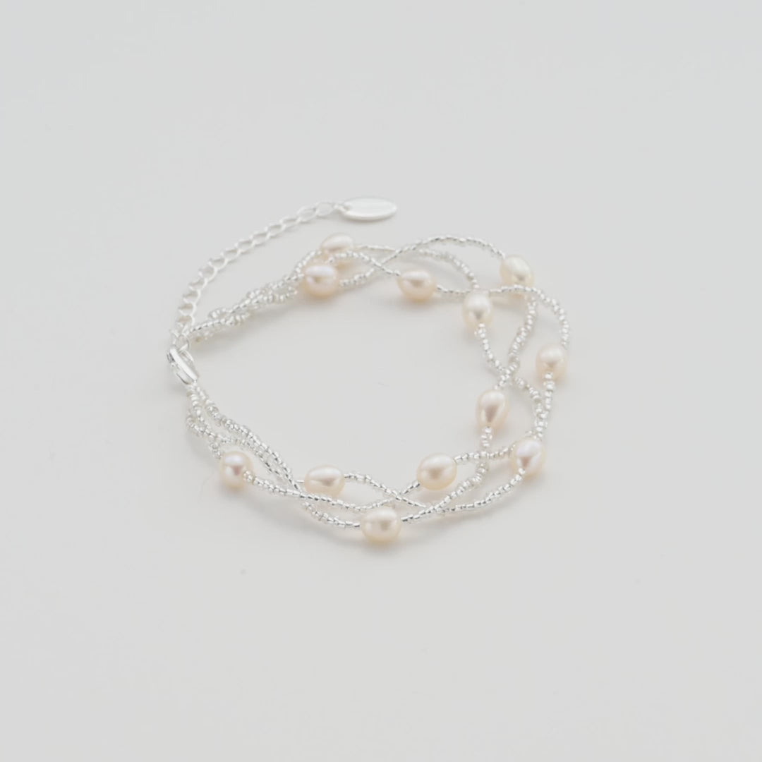 Multi Strand Freshwater Pearl Bracelet Video